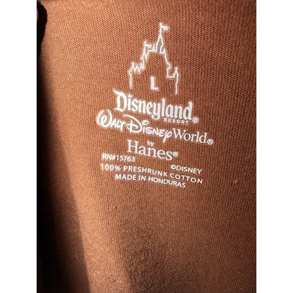 Walt Disney World Disneyland Goofy T-shirt L Double Sided Chalk Art Pencil - Picture 2 of 4